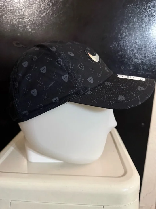 Nike Golf Black Hat Snapback Masters Campus Cap New Endless Pursuit C16455 OSFM - Picture 4 of 4